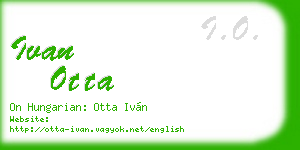 ivan otta business card